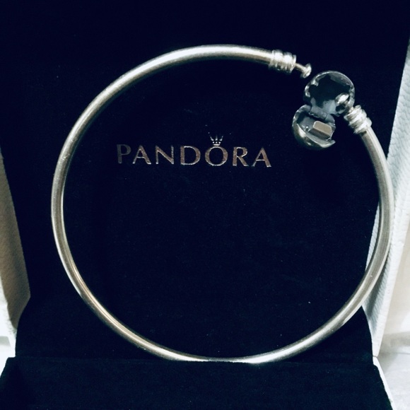 Pandora bracelet with flower charm - Picture 3 of 8